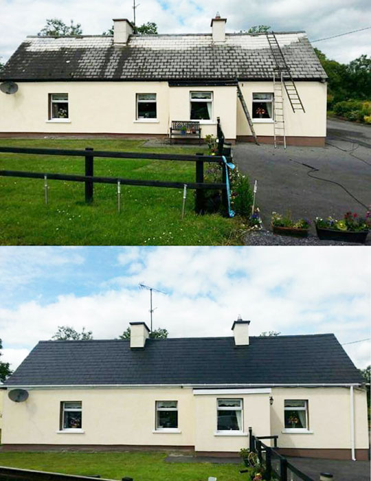 roof cleaning & painting services kilkenny, wexford & waterford local roofing & building